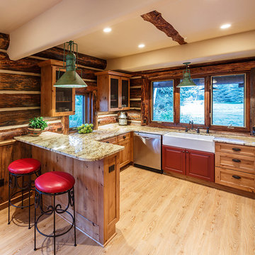 Elk Park Ranch Barn Kitchen