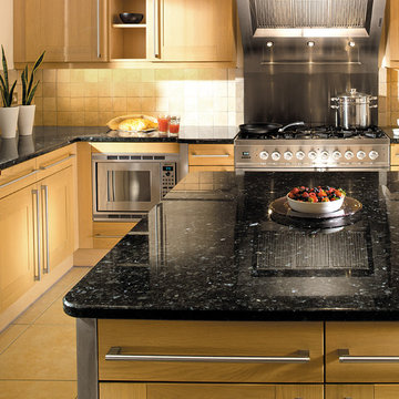 Emerald Pearl granite kitchen worktop