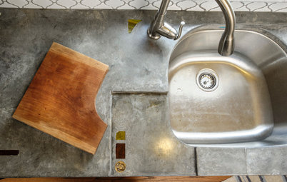 Cast Concrete Countertops With a Personal Twist