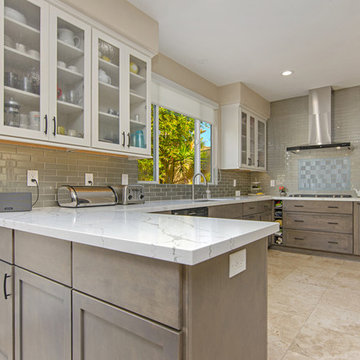 U-Shape Kitchen Renovation by Classic Home Improvements