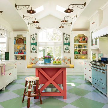 English Beach Cottage Kitchen