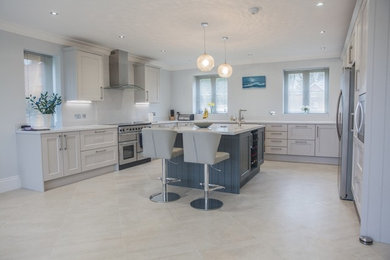 This is an example of a classic kitchen in Hampshire.