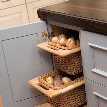 Potato And Onion Bins Kitchen Ideas, Wooden Storage Bins For Potatoes And Onions