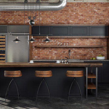 Enticing Industrial Styled Kitchen Remodel