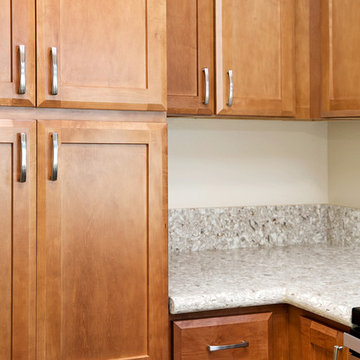Kitchen Cabinets with Quartz Top in Escondido Remodel