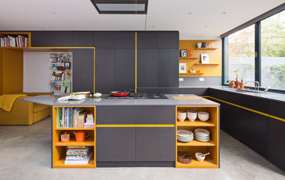 My Houzz: Kids Choose the Hues for an Expanded Row House
