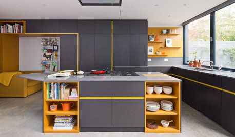My Houzz: Kids Choose the Hues for an Expanded Row House
