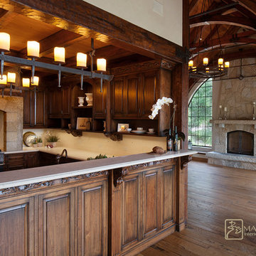 European English Country Cottage Kitchen