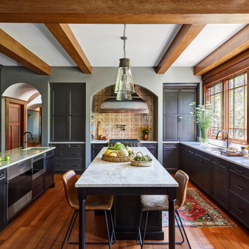 European Influenced Craftsman Home