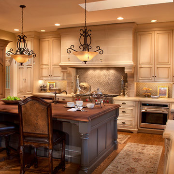European Traditional Kitchen with French Influence
