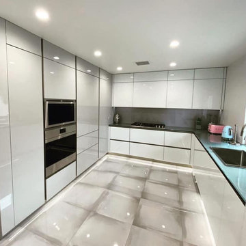 EUROPIAN WHITE MODERN KITCHEN