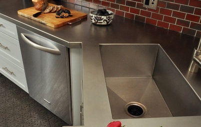 Kitchen Counters: Stainless Steel, the Chefs' Choice