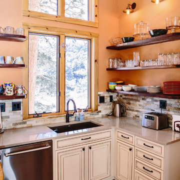 Evergreen Log Home Kitchen Renovation