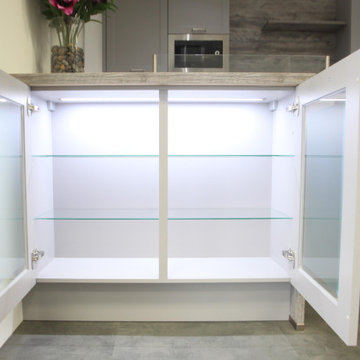 Ex Display Kitchen, Nobilia Cascada Stone Grey
