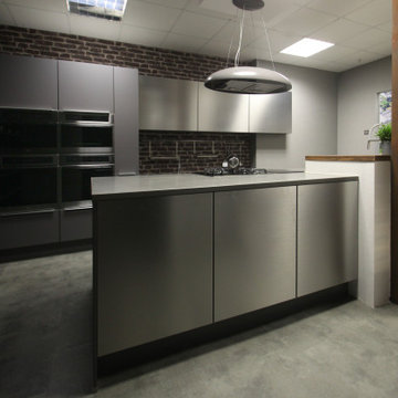 Ex Display Kitchen, Nobilia Touch Slate Grey