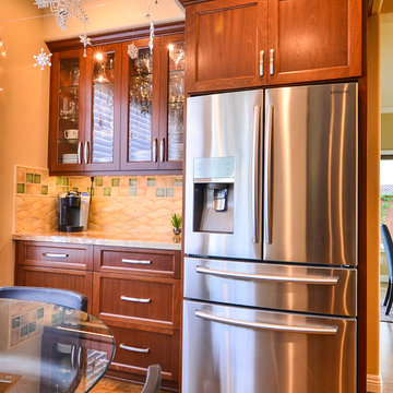 Exotic African Sapele Kitchen