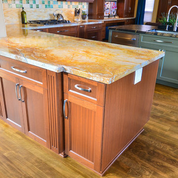 Exotic African Sapele Kitchen