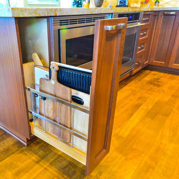 Exotic African Sapele Kitchen