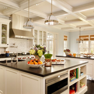 White Cabinets With Black Countertops Houzz