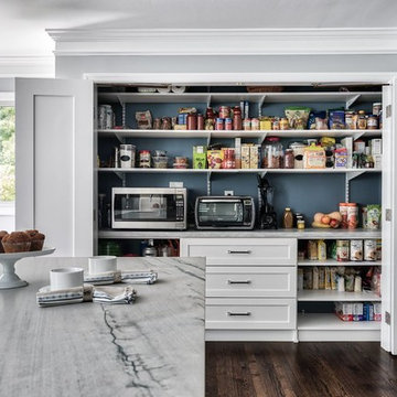 Expansive Pantry with Landing Space