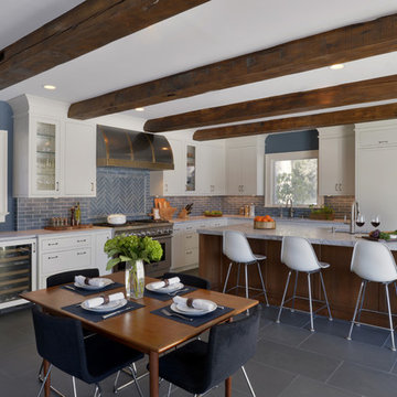 Expansive Transitional Kitchen Overlooking the Hudson