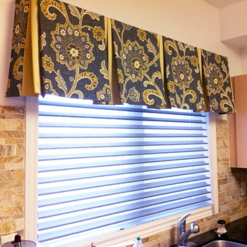 Fabric Valance Top Treatments for Windows