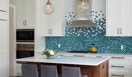 Trending Now: Color and Pattern Make These Backsplashes Stand Out