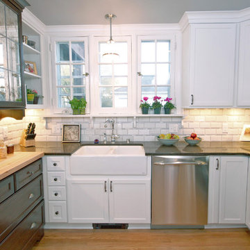 Farmhouse-inspired kitchen