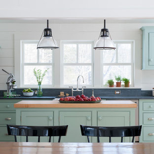 Farmhouse Maple Kitchen Island