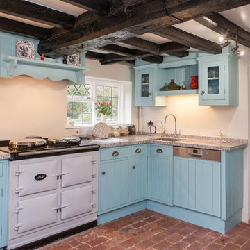 Farmhouse style kitchen in old cottage