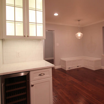 Farmhouse Style Kitchen with White Cabinetry