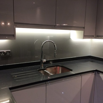 Farrow & Ball Moles Breath No.276 Kitchen Glass Splashback