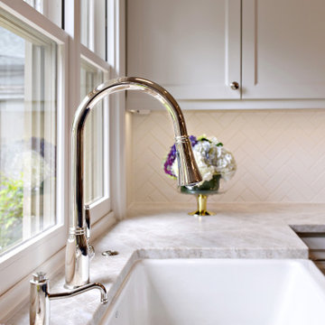 Faucet With White Sink