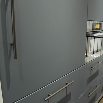 Fenix kitchen cabinets