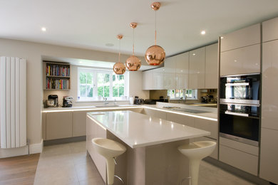 Moderne Küche in Kent