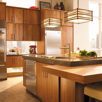 Fieldstone Cabinetry Contemporary Lyptus Kitchen
