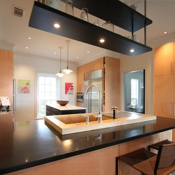 Figured Maple Kitchen