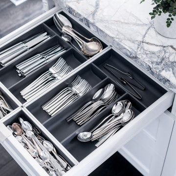 Cutlery Inserts and Marble benchtops