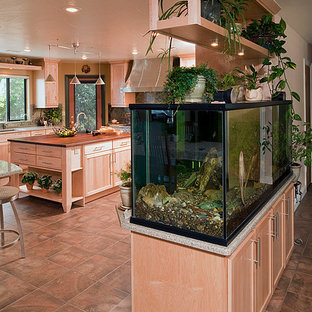 modern contemporary interior fish tank beach house