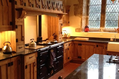 This is an example of a classic kitchen in Cheshire.