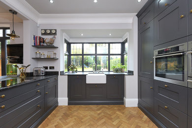 Fitzroy graphite Kitchen with 1909 skirting plinth