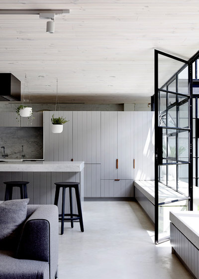 Transitional Kitchen by Architects EAT