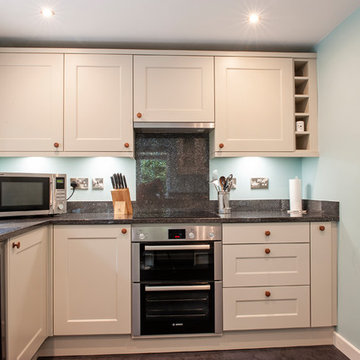 Florence Painted Mussel Kitchen Designed and Installed in Glossop, Derbyshire