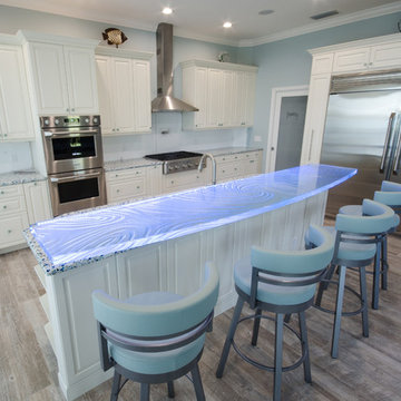 Florida Coastal Contemporary Kitchen