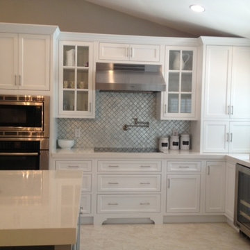 Florida Kitchen Remodel with StarMark custom toe treatments and custom color
