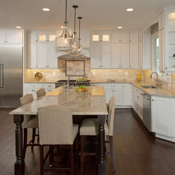 Focal Point of Family Gatherings, a Great Kitchen Remodel in Potomac Falls