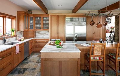 Kitchen of the Week: Cherry Cabinets and 2 Islands Wow in Indiana