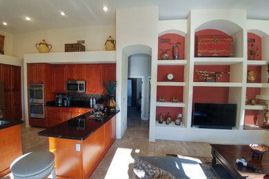 Example of a large southwest kitchen design in Phoenix
