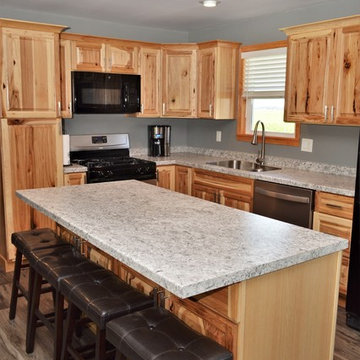 Francesville, IN. Haas Signature Collection. Natural Rustic Kitchen