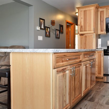 Francesville, IN. Haas Signature Collection. Natural Rustic Kitchen